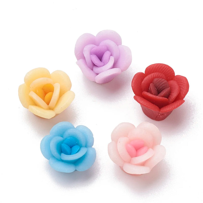 200pcs Mixed Polymer Clay Beads for DIY Bracelet Crafts