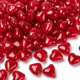 200pcs 12mm Foil Glass Heart Beads for Jewelry Making