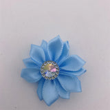 200pcs Beaded Small Satin Ribbon Rose Flower Bow Craft Wedding Decoration