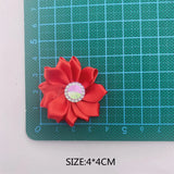 200pcs Beaded Small Satin Ribbon Rose Flower Bow Craft Wedding Decoration