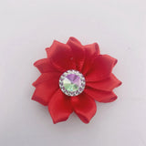200pcs Beaded Small Satin Ribbon Rose Flower Bow Craft Wedding Decoration