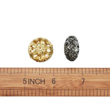 200pcs Mixed Iron Filigree Hollow Beads 23x12.5mm DIY Jewelry Finding