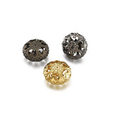 200pcs Mixed Iron Filigree Hollow Beads 23x12.5mm DIY Jewelry Finding