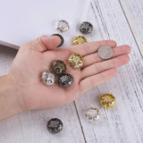 200pcs Mixed Iron Filigree Hollow Beads 23x12.5mm DIY Jewelry Finding