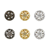 200pcs Mixed Iron Filigree Hollow Beads 23x12.5mm DIY Jewelry Finding
