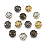 200pcs Mixed Iron Filigree Hollow Beads 23x12.5mm DIY Jewelry Finding