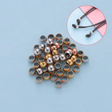200pcs 3*4mm Stainless Steel Spacer Beads for Jewelry Making DIY