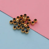 200pcs 3*4mm Stainless Steel Spacer Beads for Jewelry Making DIY