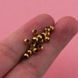 200pcs 3*4mm Stainless Steel Spacer Beads for Jewelry Making DIY