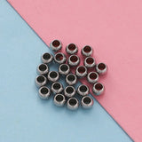 200pcs 3*4mm Stainless Steel Spacer Beads for Jewelry Making DIY