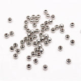200pcs Mini Copper Charm Beads 2mm 3mm Spacer DIY Jewelry Findings