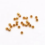 200pcs Mini Copper Charm Beads 2mm 3mm Spacer DIY Jewelry Findings