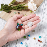 200pcs Glass Lampwork Spacer Beads for DIY Jewelry Making