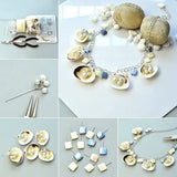 200pcs Head Pins Gold/Silver/Rhodium/Bronze Ball Pins DIY Needles
