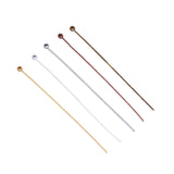 200pcs Head Pins Gold/Silver/Rhodium/Bronze Ball Pins DIY Needles