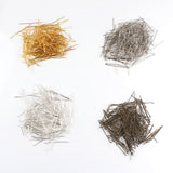 200pcs Head Pins Gold/Silver/Rhodium/Bronze Ball Pins DIY Needles