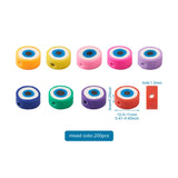 200pcs Eye Round Polymer Clay Beads for Jewelry Making