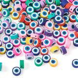 200pcs Eye Round Polymer Clay Beads for Jewelry Making