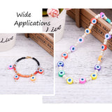 200pcs Eye Round Polymer Clay Beads for Jewelry Making