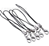 200pcs Mobile Phone Lanyard Cords Lobster Clasp Rope Hooks Strap Charms Keyring