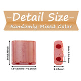 200pcs Multicolor 2-Hole Tila Beads Rectangle Czech Glass Seed Beads
