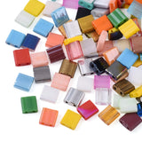 200pcs Multicolor 2-Hole Tila Beads Rectangle Czech Glass Seed Beads