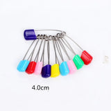 200pcs Candy Safety Pins Findings Clips Baby Care Shower Diaper Pins