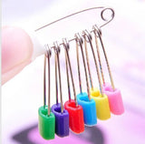 200pcs Candy Safety Pins Findings Clips Baby Care Shower Diaper Pins