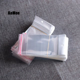 200pcs Clear Transparent OPP Bag 9x12+3cm Self Adhesive Seal Waterproof