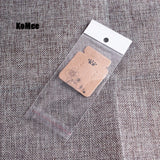 200pcs Clear Transparent OPP Bag 9x12+3cm Self Adhesive Seal Waterproof