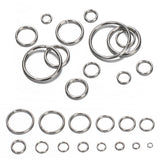 200pcs Steel Circle Jump Rings for Jewelry Making DIY