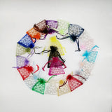 200pcs Organza Jewelry Bags Pouch Drawstring Organza Bag Wedding