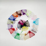 200pcs Organza Jewelry Bags Pouch Drawstring Organza Bag Wedding