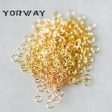 200pcs Gold/ Silver Open Jump Rings, Split Rings, 2.5mm/5mm, 26 Gauge