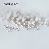 200pcs Gold/ Silver Open Jump Rings, Split Rings, 2.5mm/5mm, 26 Gauge
