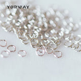 200pcs Gold/ Silver Open Jump Rings, Split Rings, 2.5mm/5mm, 26 Gauge