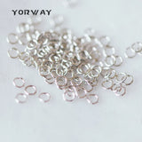 200pcs Gold/ Silver Open Jump Rings, Split Rings, 2.5mm/5mm, 26 Gauge