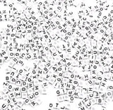 200pcs Mixed Letter Acrylic Beads 6mm Cube Spacer Alphabet Beads for DIY Jewelry