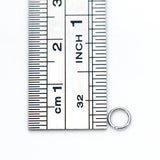 200pcs Stainless Steel Jump Rings, 4/5mm, Silver Split Rings (RB-184)