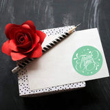 200pcs THANK YOU Letter Stickers Wedding Gift Packing Decoration
