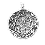 200pcs Tibetan Silver Taiji Eight Trigrams Nine Palace Chinese Zodiac Charms