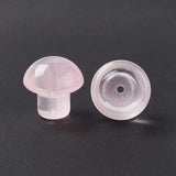 200pcs Glass Mushroom Beads 13.5x13.5mm DIY Jewelry Making Crafts
