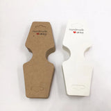 200pcs Hand With Love Jewelry Packing Cards Set
