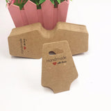 200pcs Hand With Love Jewelry Packing Cards Set