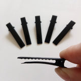 200 Duckbill Clips Metal Clips For DIY Hair Dressing Salon