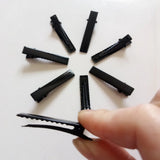 200 Duckbill Clips Metal Clips For DIY Hair Dressing Salon