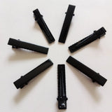 200 Duckbill Clips Metal Clips For DIY Hair Dressing Salon