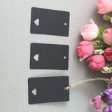 200pcs Square Hole Jewelry Hang Package Display with Strings