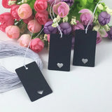 200pcs Square Hole Jewelry Hang Package Display with Strings