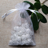 200pcs Organza Jewelry Gift Bags, Wedding Christmas Drawstring